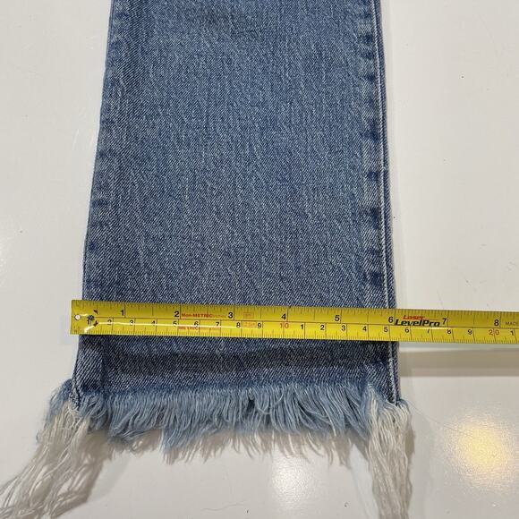 Madewell Women’s The Perfect Vintage Jean Wide Leg Blue Jeans Denim 27T Tall - Picture 2 of 8